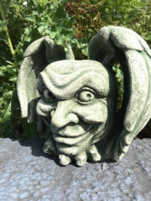 De Duivel - Gargoyle - wanddecoratie - middeleeuws figuur